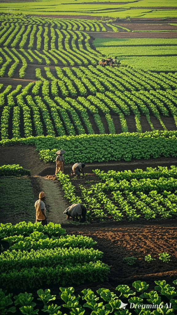 Our farmers hand-harvesting